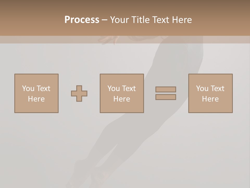 Aerobics One Pose PowerPoint Template