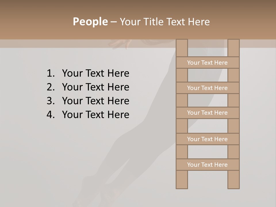 Aerobics One Pose PowerPoint Template