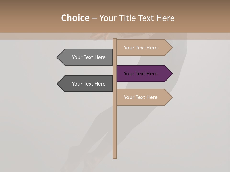 Aerobics One Pose PowerPoint Template