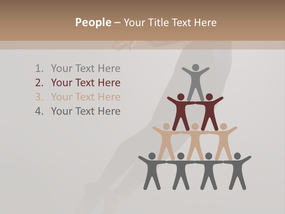 Aerobics One Pose PowerPoint Template