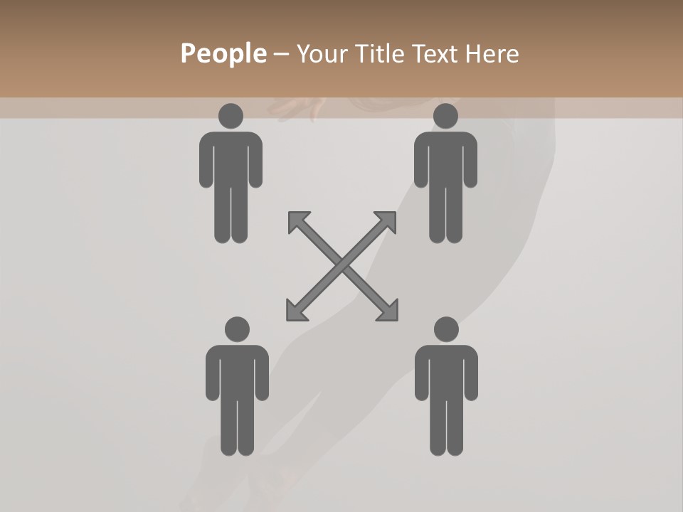 Aerobics One Pose PowerPoint Template