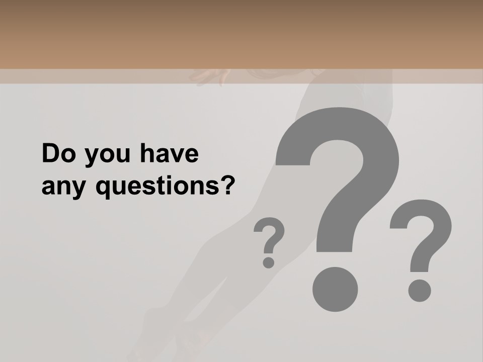 Aerobics One Pose PowerPoint Template