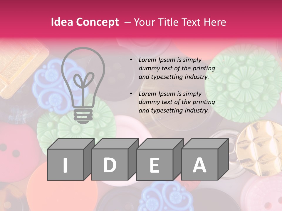 Sewing Attire Vintage PowerPoint Template