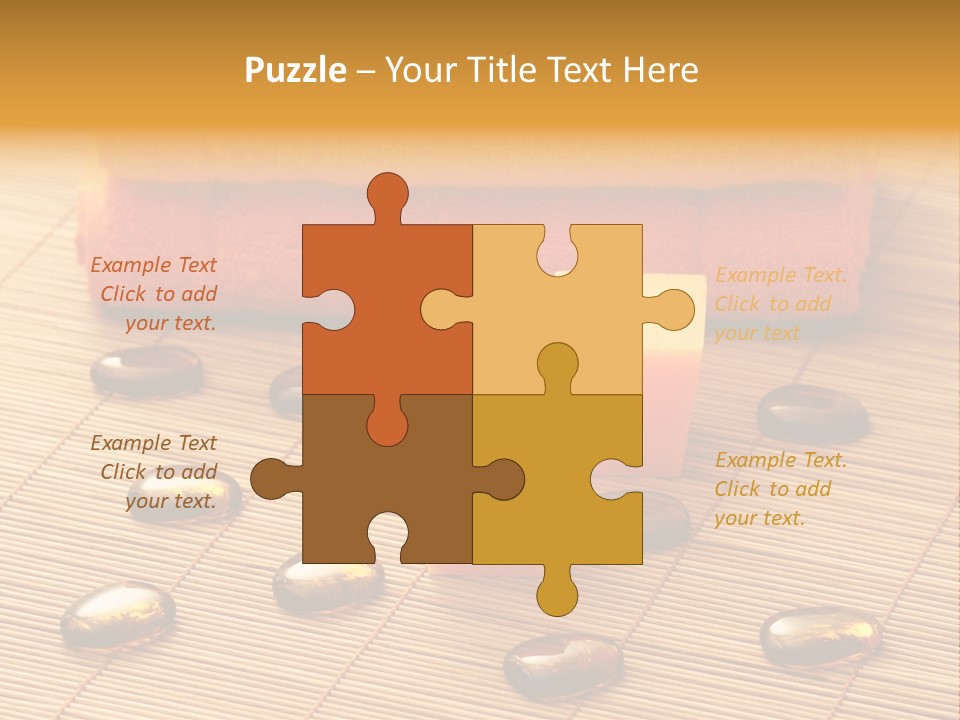 Cotton Stack Material PowerPoint Template