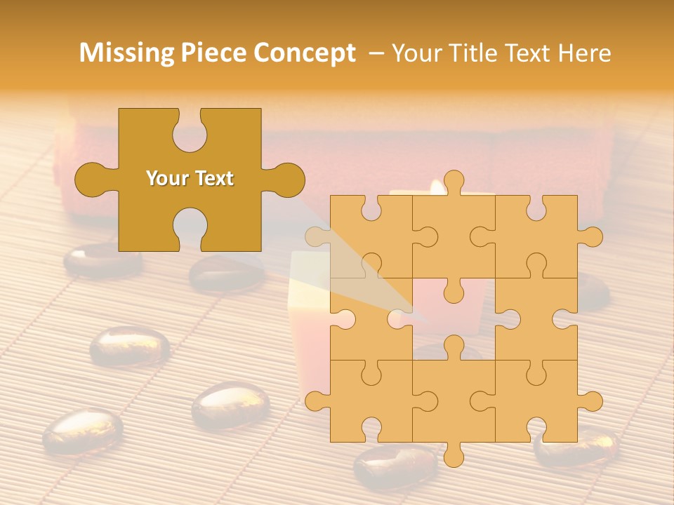 Cotton Stack Material PowerPoint Template