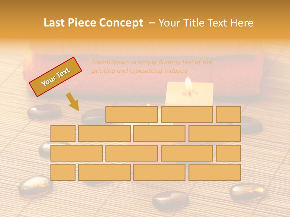 Cotton Stack Material PowerPoint Template