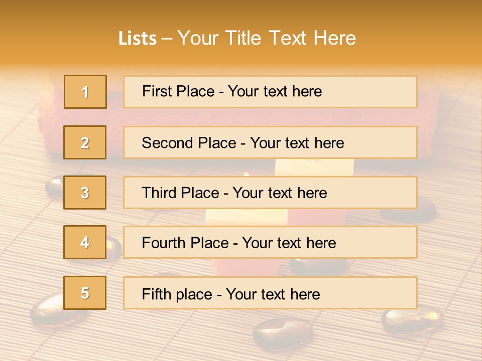Cotton Stack Material PowerPoint Template