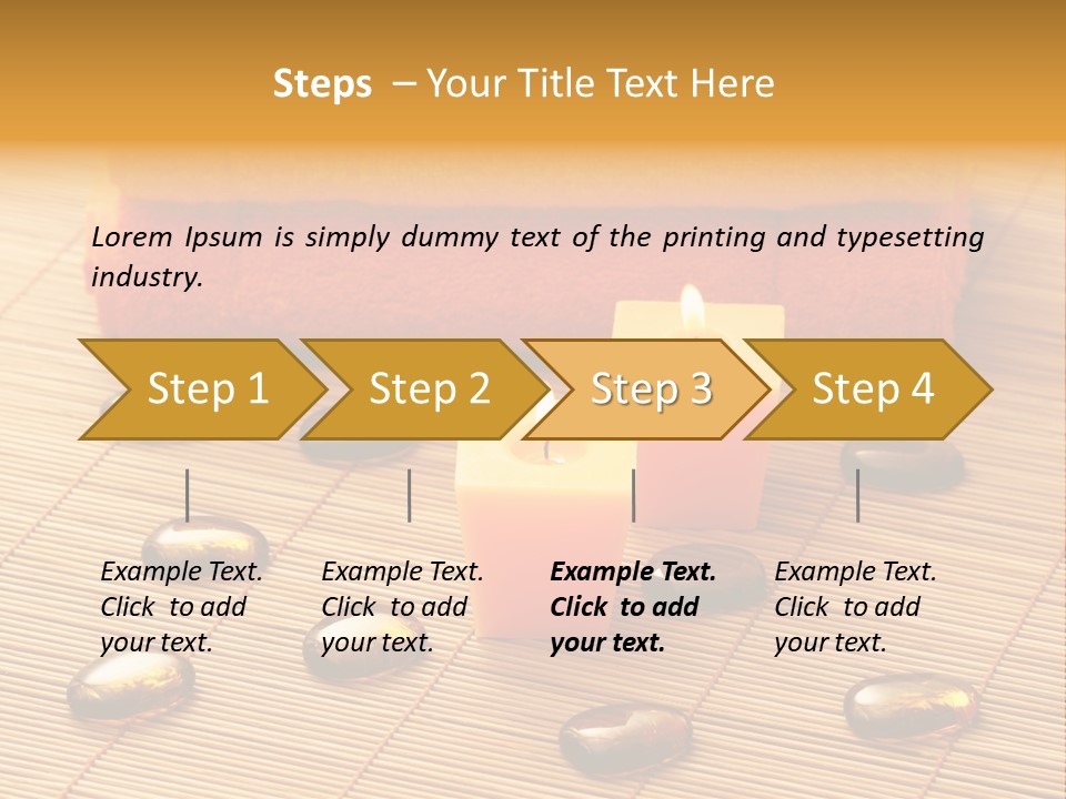 Cotton Stack Material PowerPoint Template