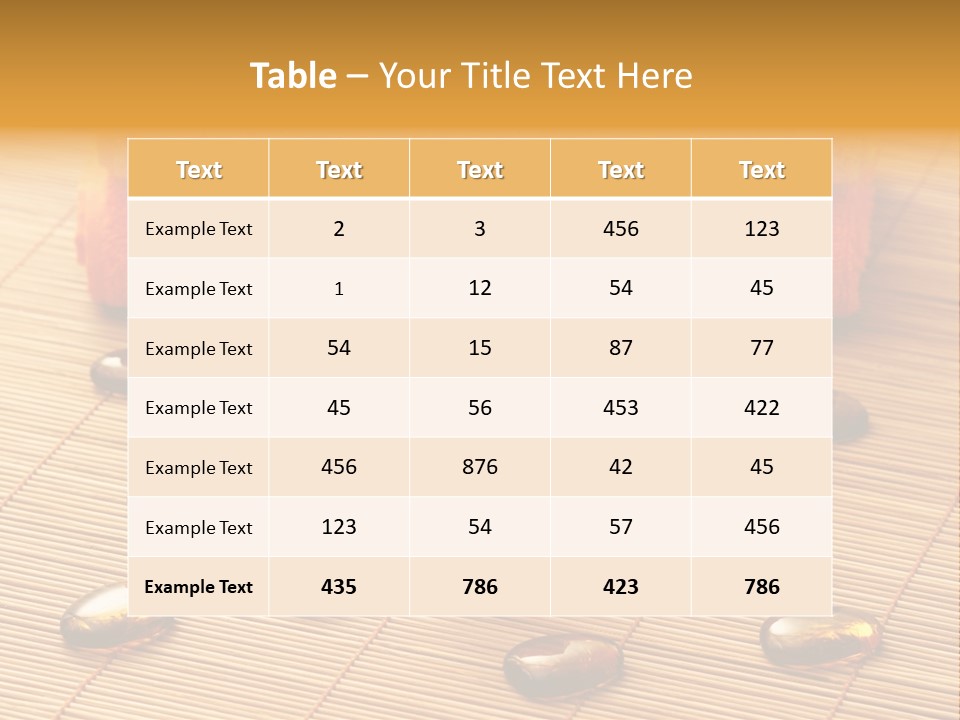 Cotton Stack Material PowerPoint Template