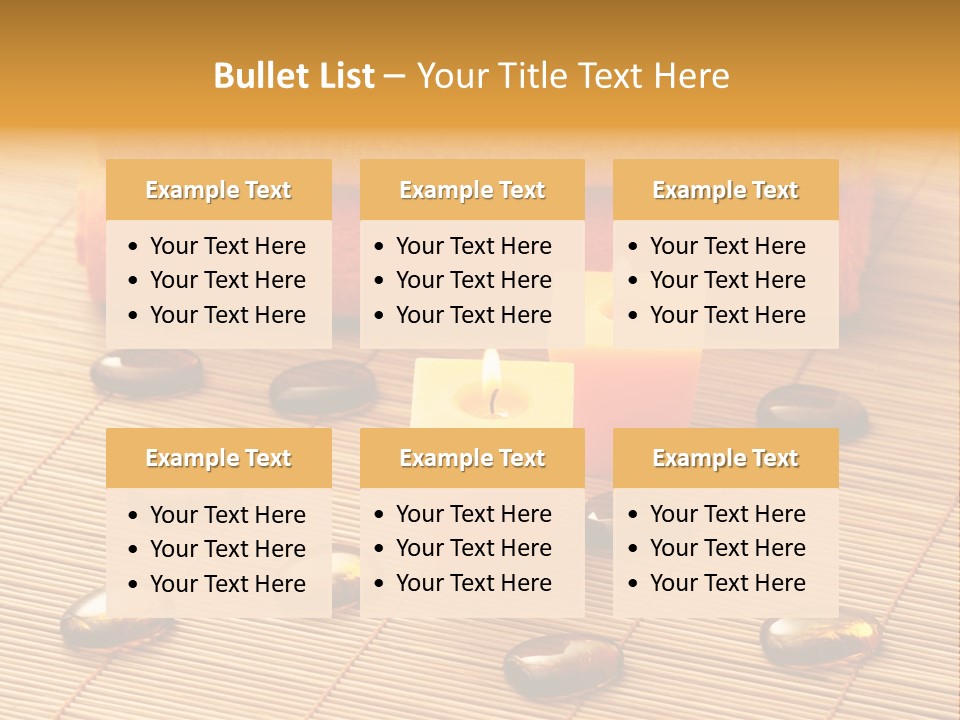 Cotton Stack Material PowerPoint Template