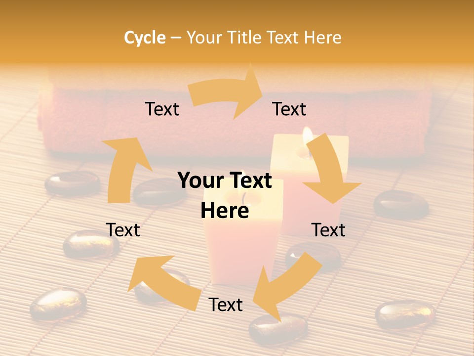 Cotton Stack Material PowerPoint Template