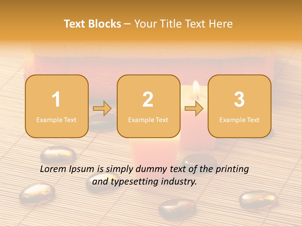 Cotton Stack Material PowerPoint Template