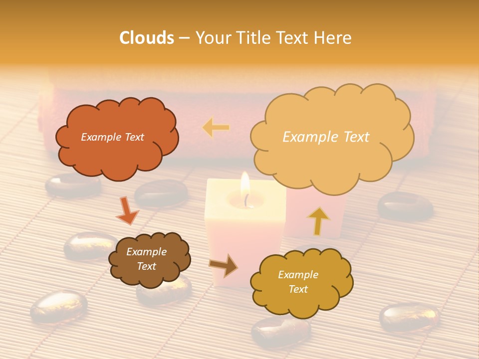 Cotton Stack Material PowerPoint Template