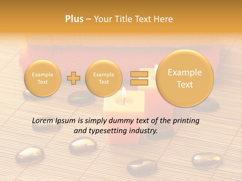 Cotton Stack Material PowerPoint Template