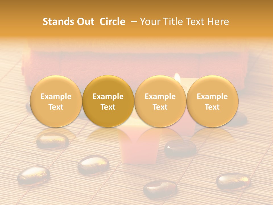 Cotton Stack Material PowerPoint Template