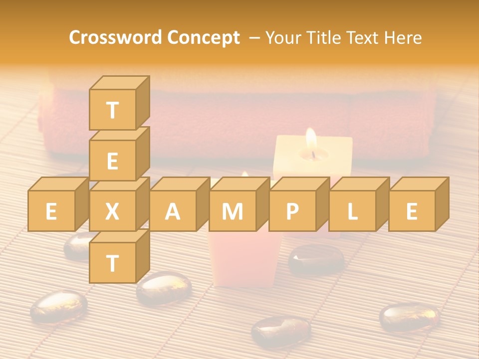 Cotton Stack Material PowerPoint Template