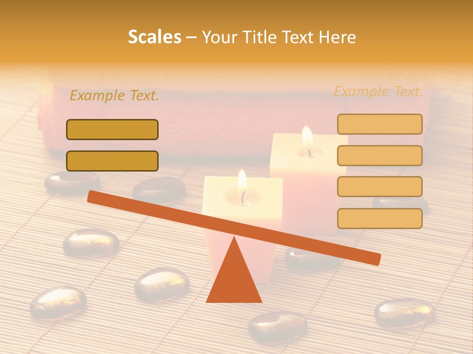 Cotton Stack Material PowerPoint Template