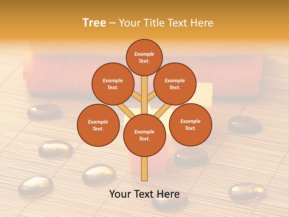 Cotton Stack Material PowerPoint Template