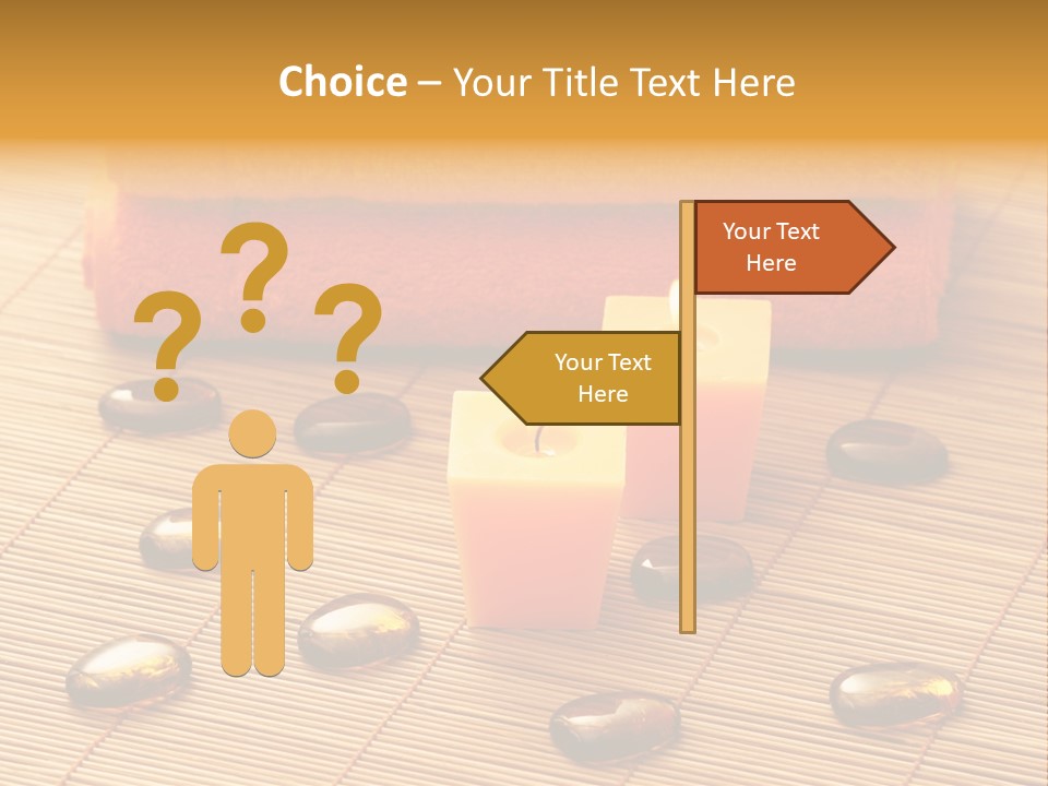 Cotton Stack Material PowerPoint Template