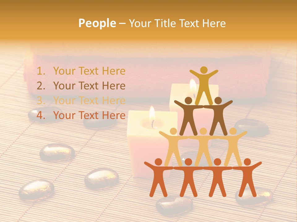 Cotton Stack Material PowerPoint Template