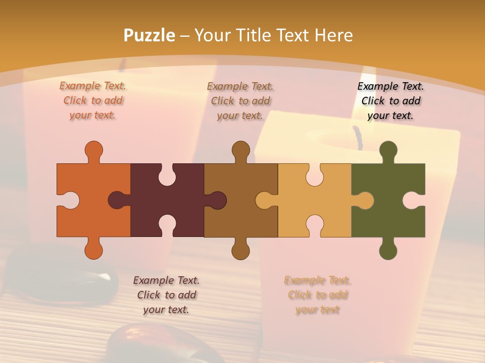 Cotton Stack Material PowerPoint Template