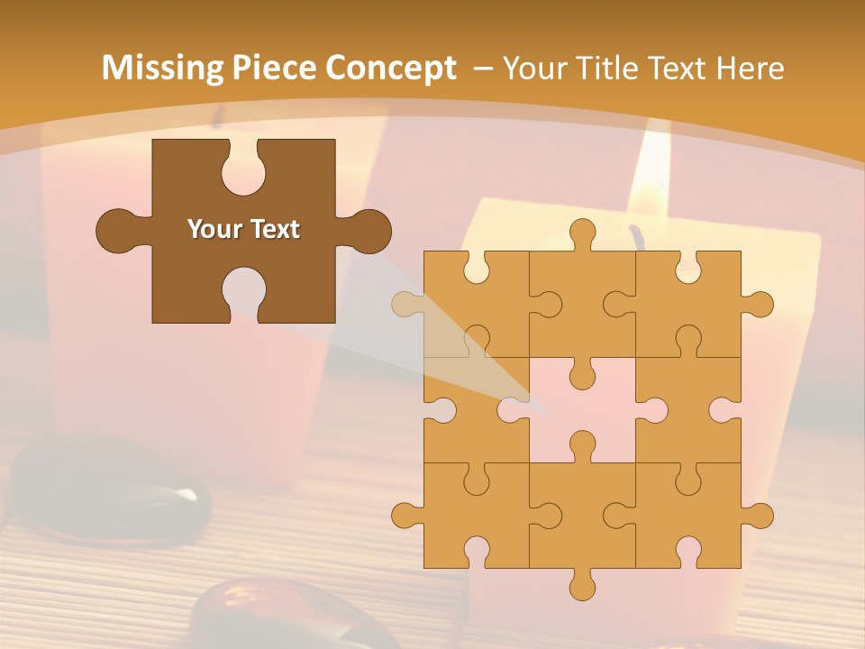 Cotton Stack Material PowerPoint Template