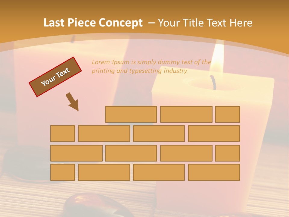 Cotton Stack Material PowerPoint Template