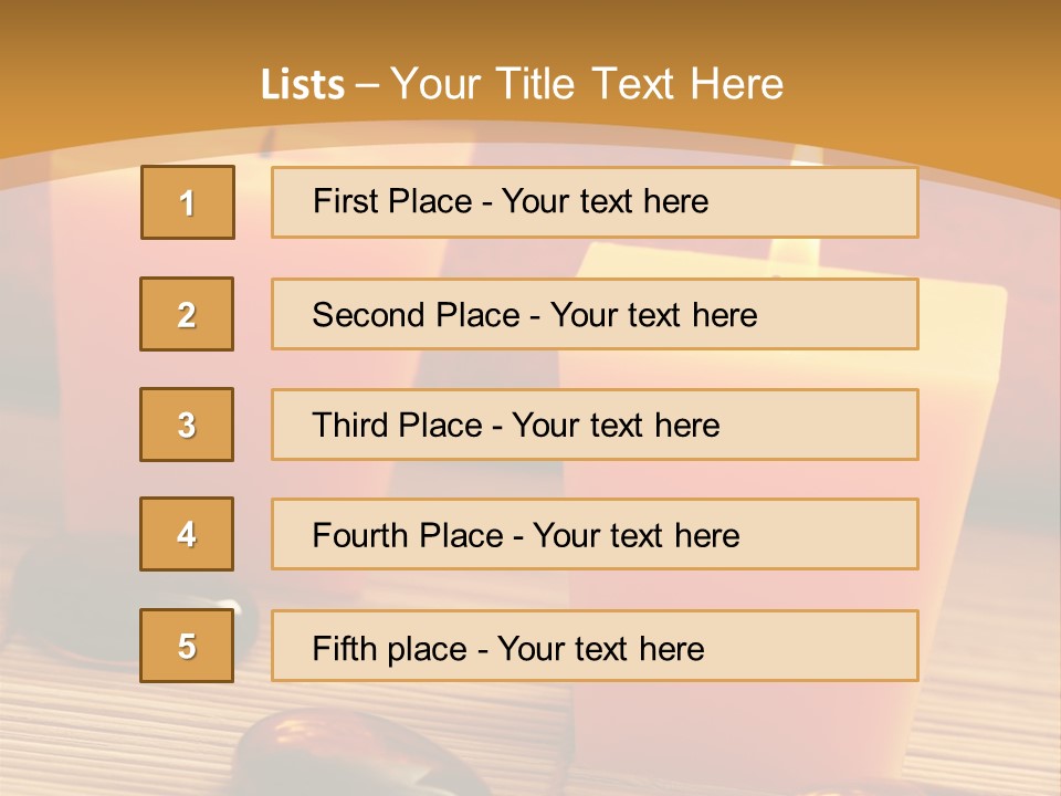 Cotton Stack Material PowerPoint Template