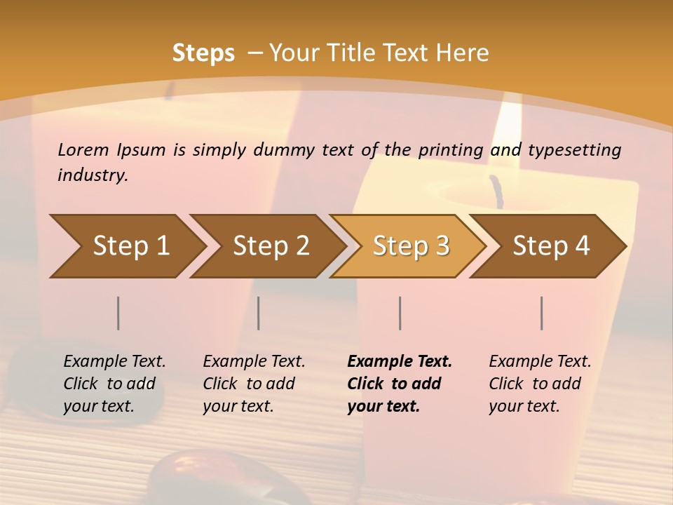 Cotton Stack Material PowerPoint Template