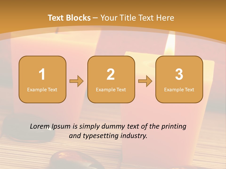 Cotton Stack Material PowerPoint Template