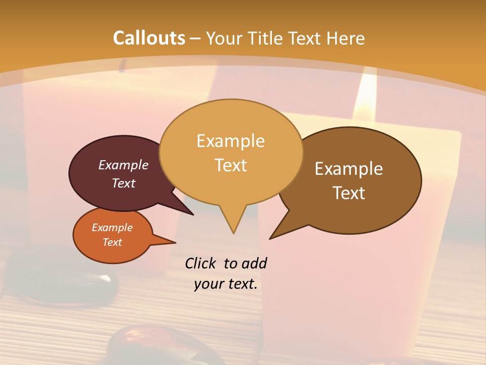 Cotton Stack Material PowerPoint Template