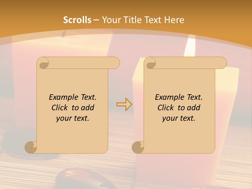 Cotton Stack Material PowerPoint Template