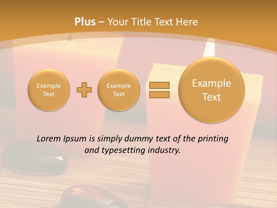 Cotton Stack Material PowerPoint Template