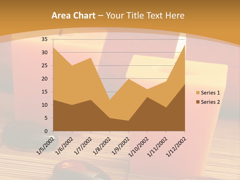 Cotton Stack Material PowerPoint Template