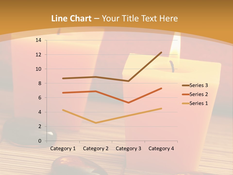 Cotton Stack Material PowerPoint Template
