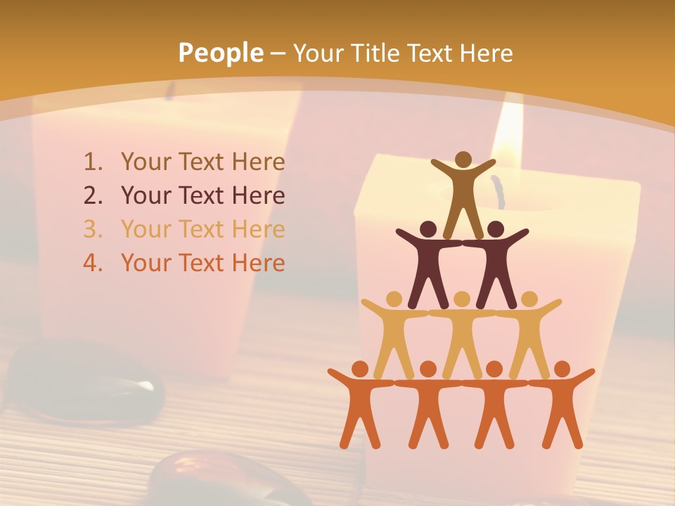 Cotton Stack Material PowerPoint Template