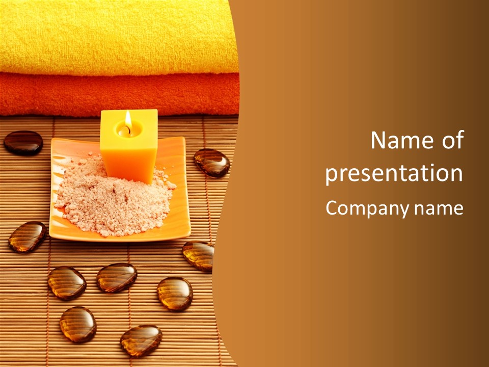 Cotton Fabric Dry PowerPoint Template