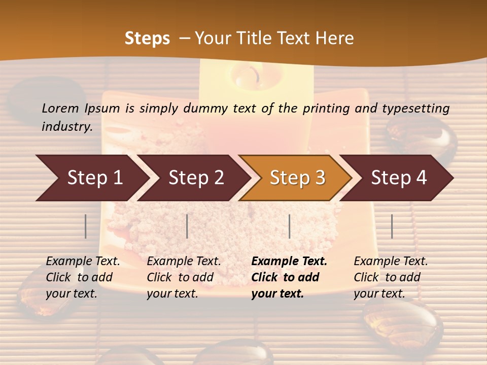 Cotton Fabric Dry PowerPoint Template