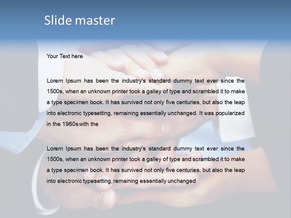 Establishing Relationships PowerPoint Template