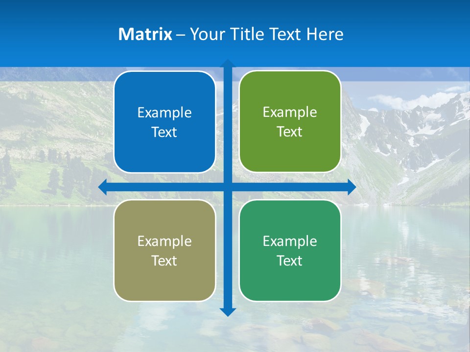 Turquoise Lake PowerPoint Template