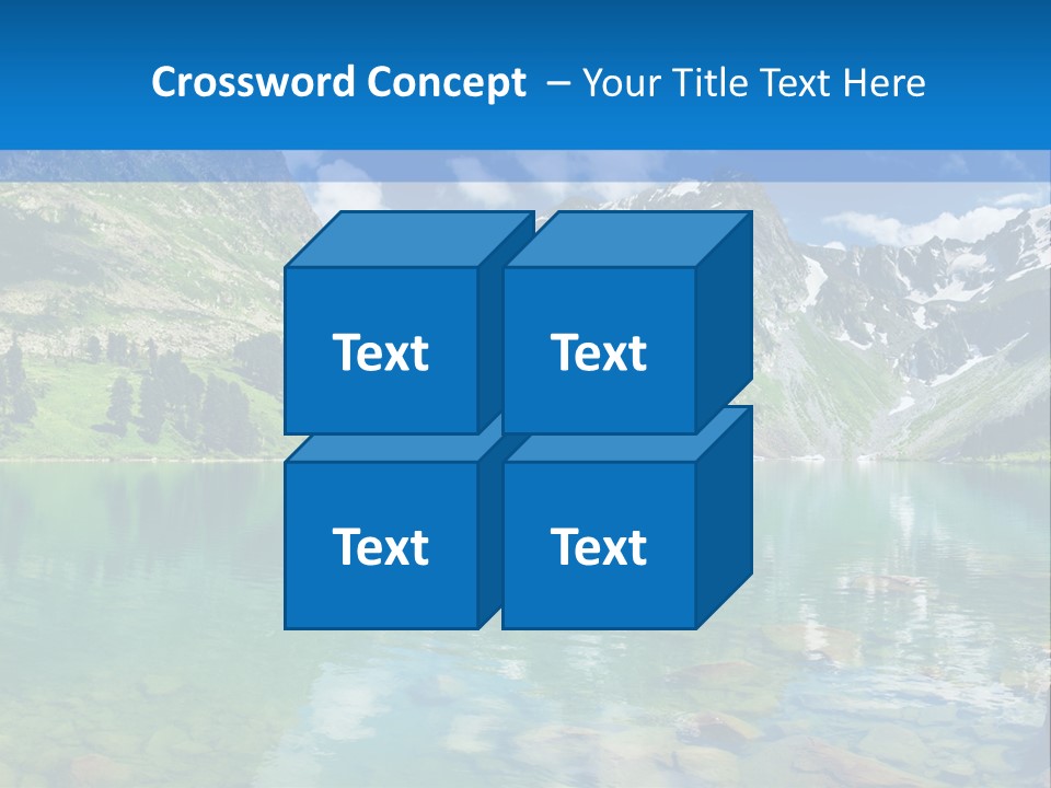 Turquoise Lake PowerPoint Template