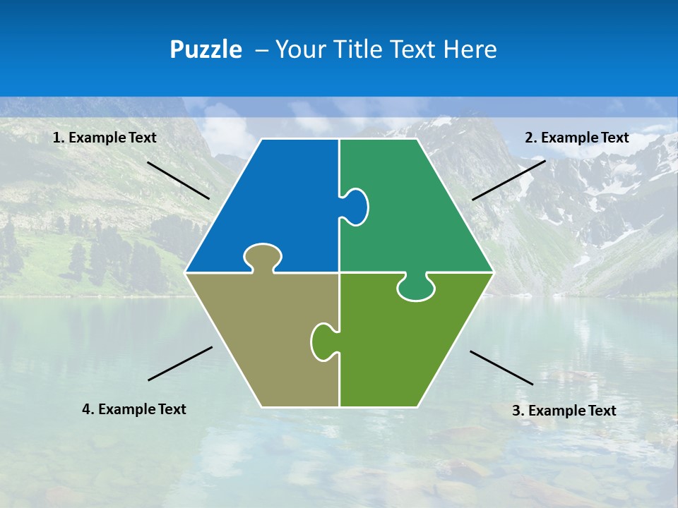 Turquoise Lake PowerPoint Template