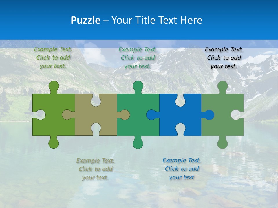 Turquoise Lake PowerPoint Template