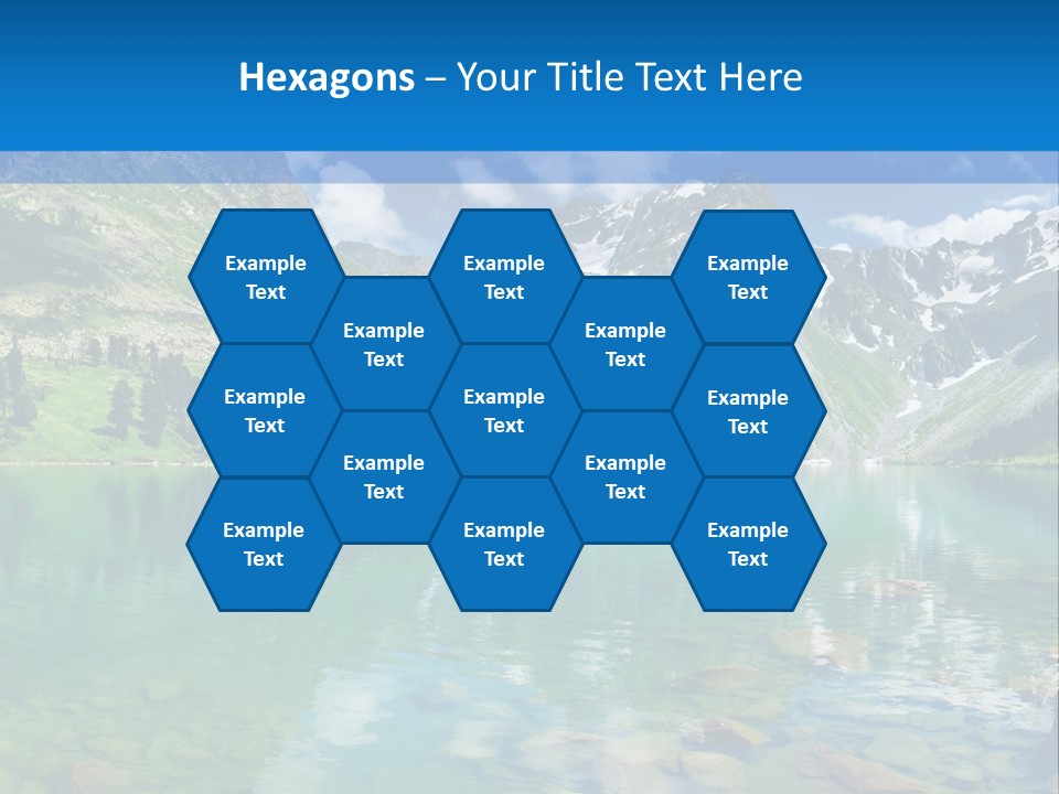 Turquoise Lake PowerPoint Template