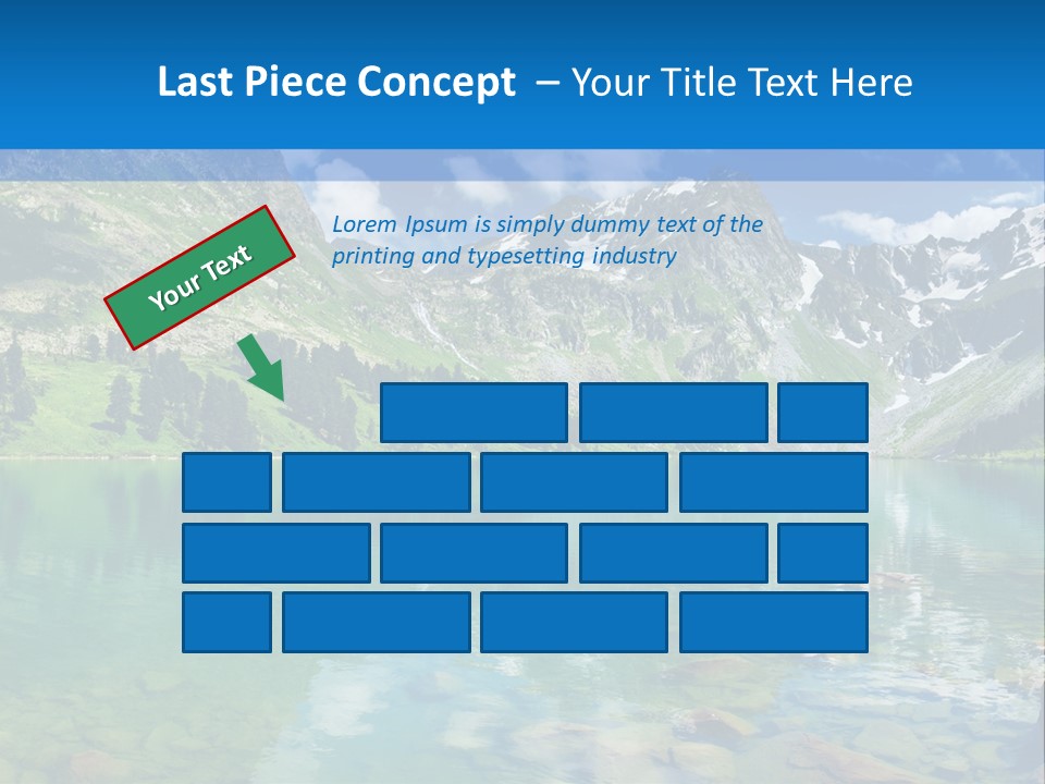 Turquoise Lake PowerPoint Template