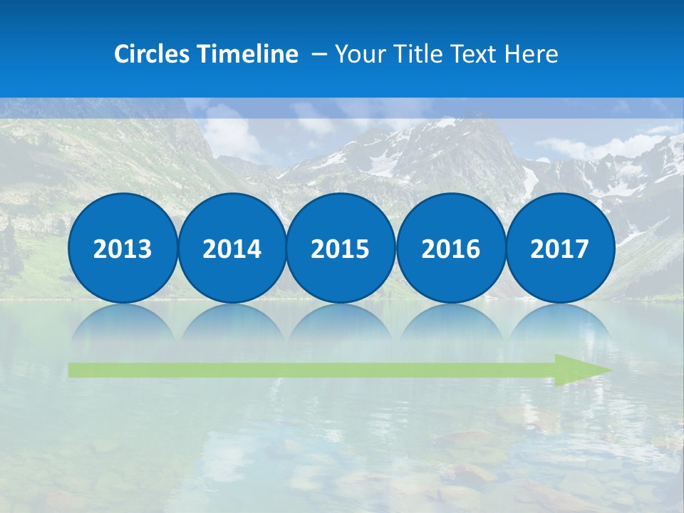 Turquoise Lake PowerPoint Template