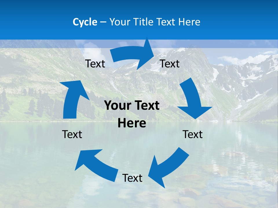 Turquoise Lake PowerPoint Template
