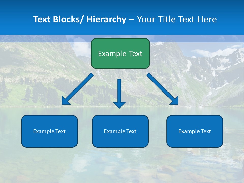 Turquoise Lake PowerPoint Template