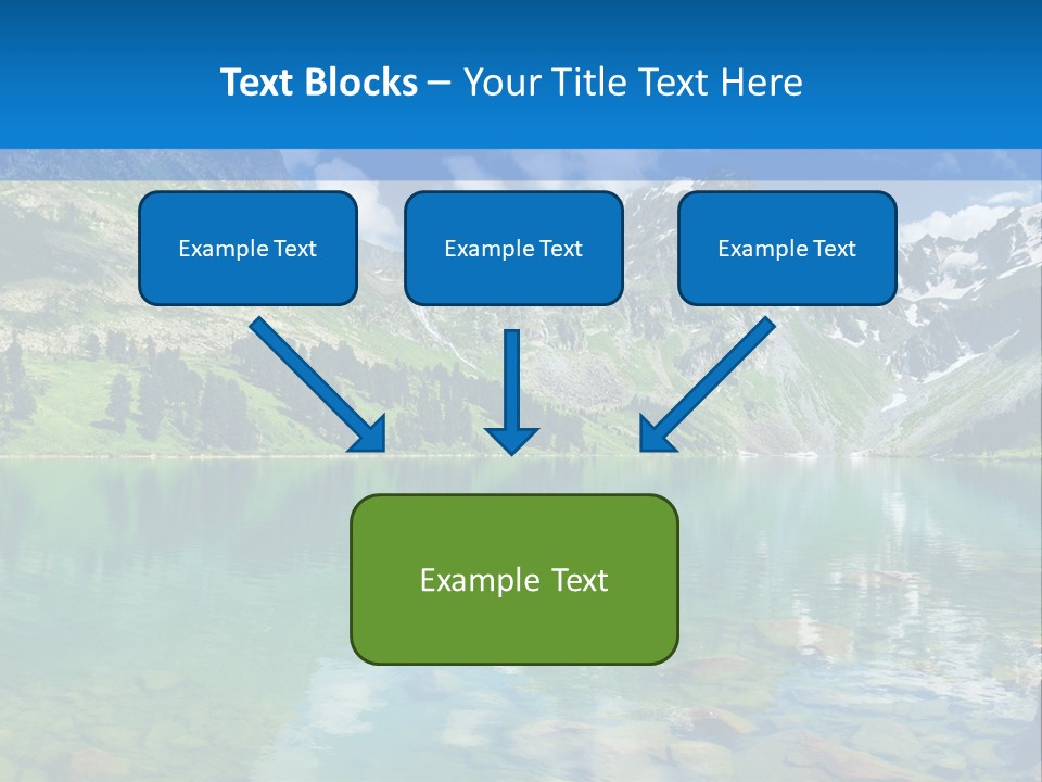 Turquoise Lake PowerPoint Template