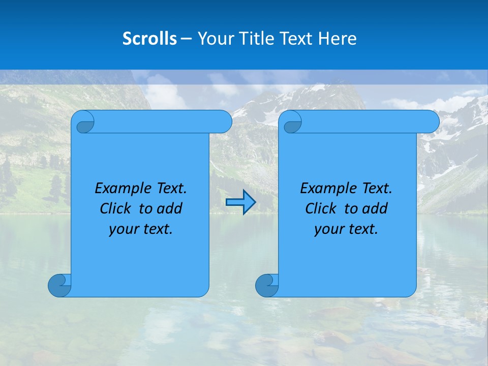 Turquoise Lake PowerPoint Template